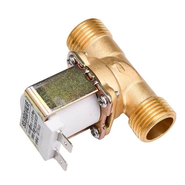 DC12V N/C Normally Closed Water Solenoid Valve, G1/2