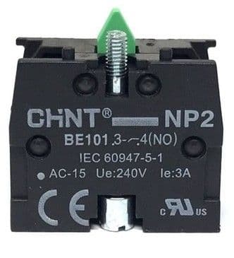 BE101 NP2 Bouton  Contacter  Normalement Ouvert