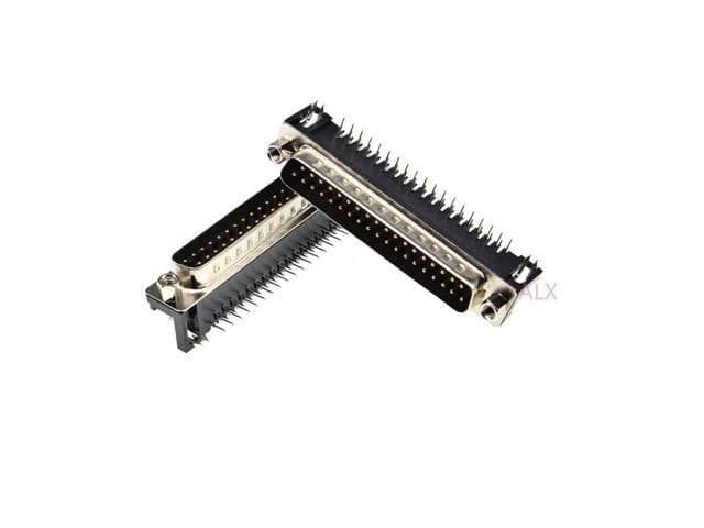 DR37 Male connector right angle