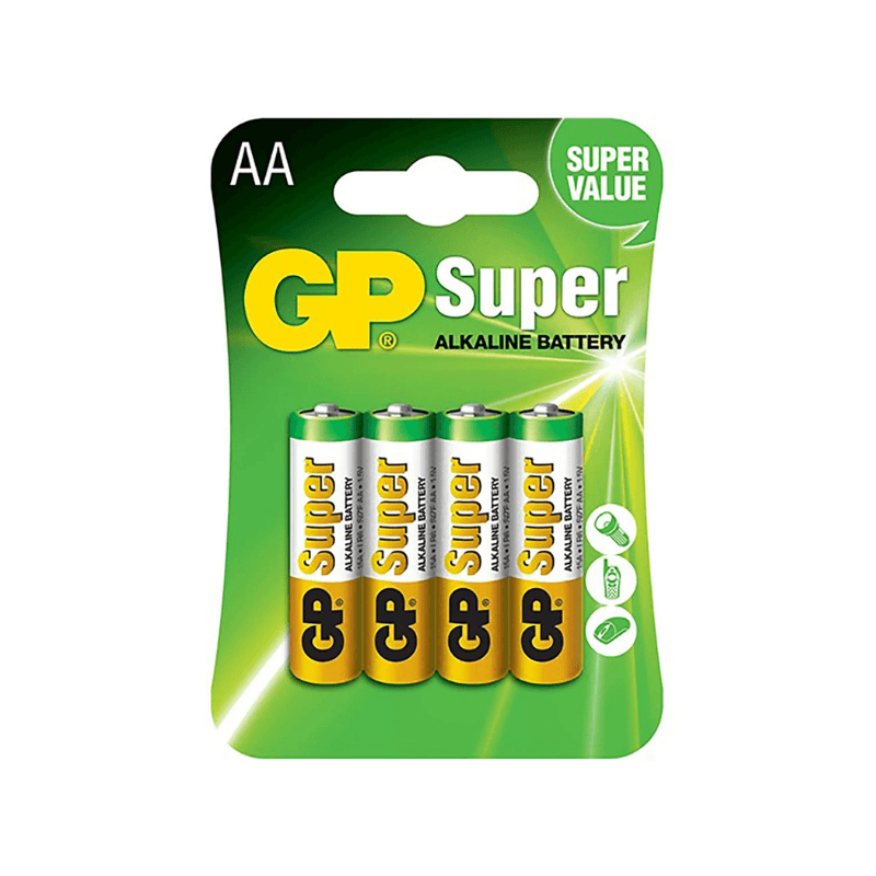 Gp Battery Super Alkaline AAA*4 Pcs