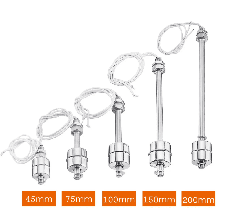 Capteur de niveau d’eau en acier inoxydable 100MM 220V