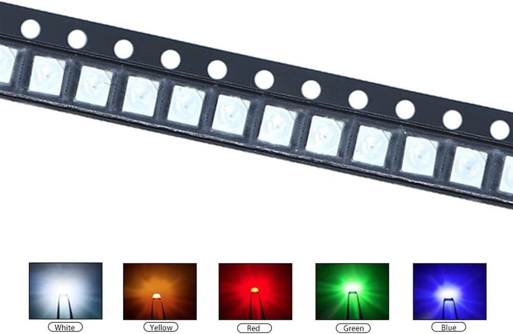 SMD LED  3528 Red Yellow Blue Green White Orange