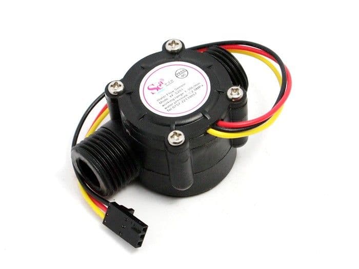 Hall Water Flow Sensor Flowmeter Water 1-30L/min 1.75MPa
