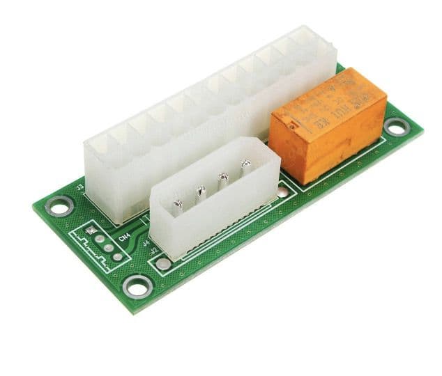 ATX 24 broches double PSU alimentation synchronisation câble d'extension de démarreur pour BTC Miner