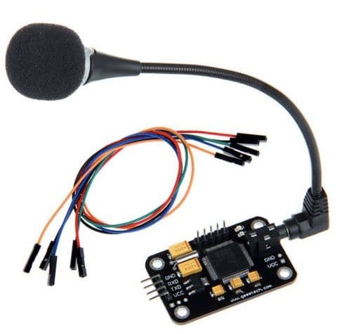 Voice Recognition Module and Microphone for Arduino