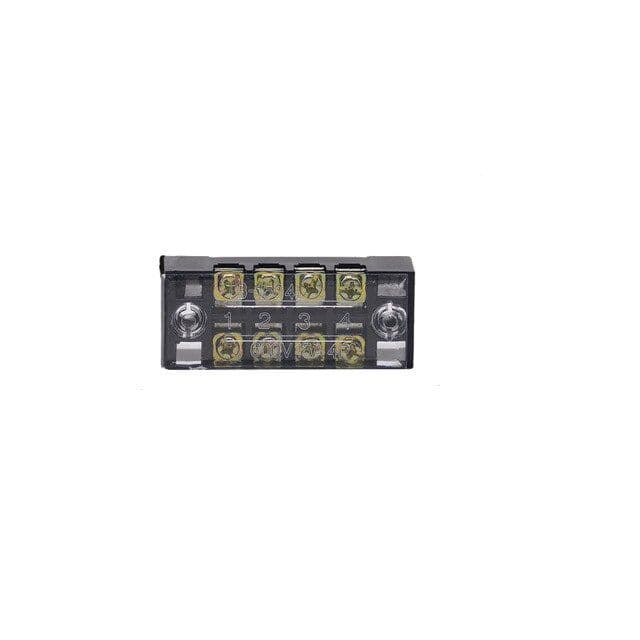 600V 15A TB1504 Dual Row 4 Screw Terminal Block 