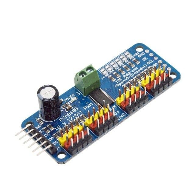 16-Channel 12-bit PWM/Servo Driver – I2C interface – PCA9685 Module