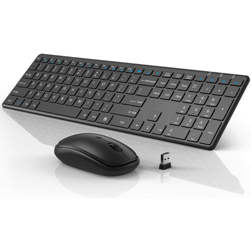 Wireless Keyboard &amp; Mouse GKM520 - Black