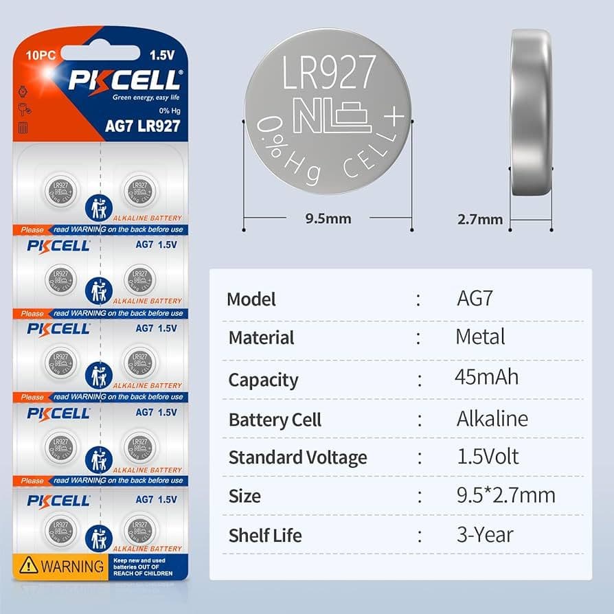 LR927 AG7 1.5V Watch Battery (1PCS)
