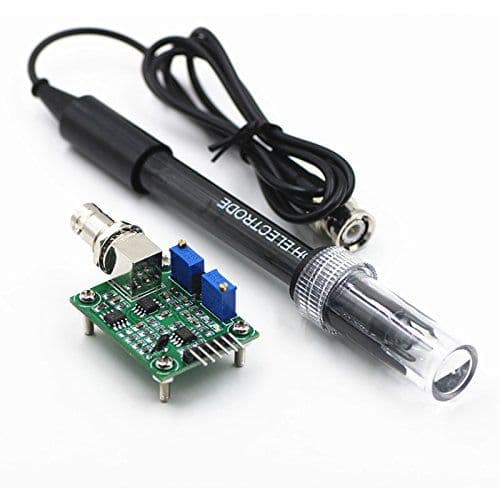 Liquid PH0-14 Value Sensor Module With BNC PH Electrode Probe