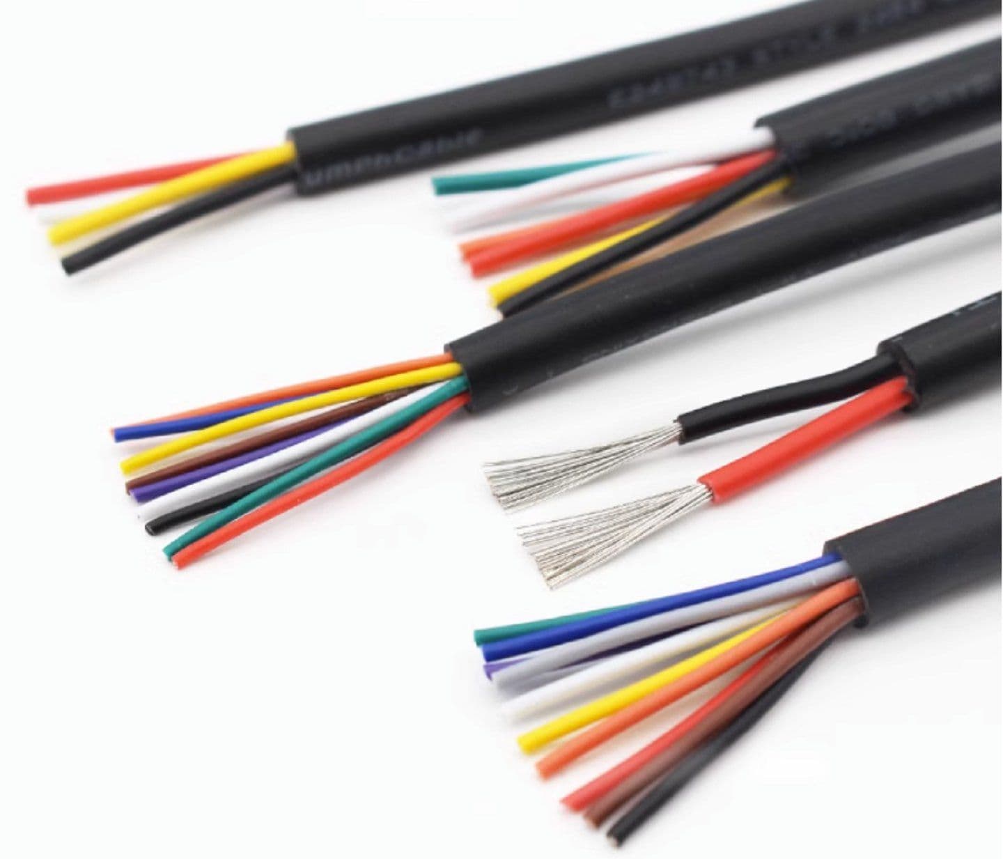 1M 26AWG UL2464 كابل الأسلاك النحاسية 10 سلك