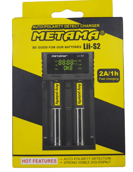Chargeur De Batterie À Détection Automatique De Polarité Metama Lii-S2