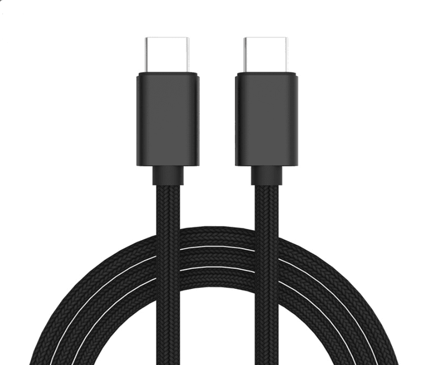 20V 3A 60W Câble de charge rapide PD Type-C à Type-C PD 1M