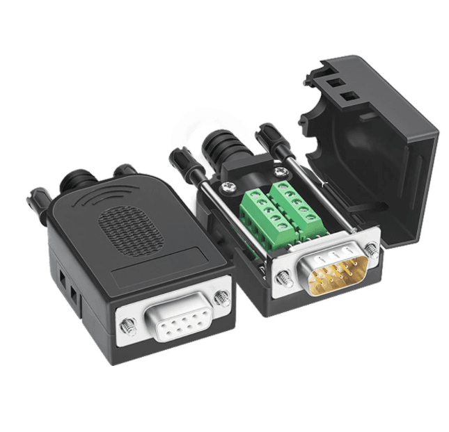 DB9 Connector RS232 Solderless Male Female