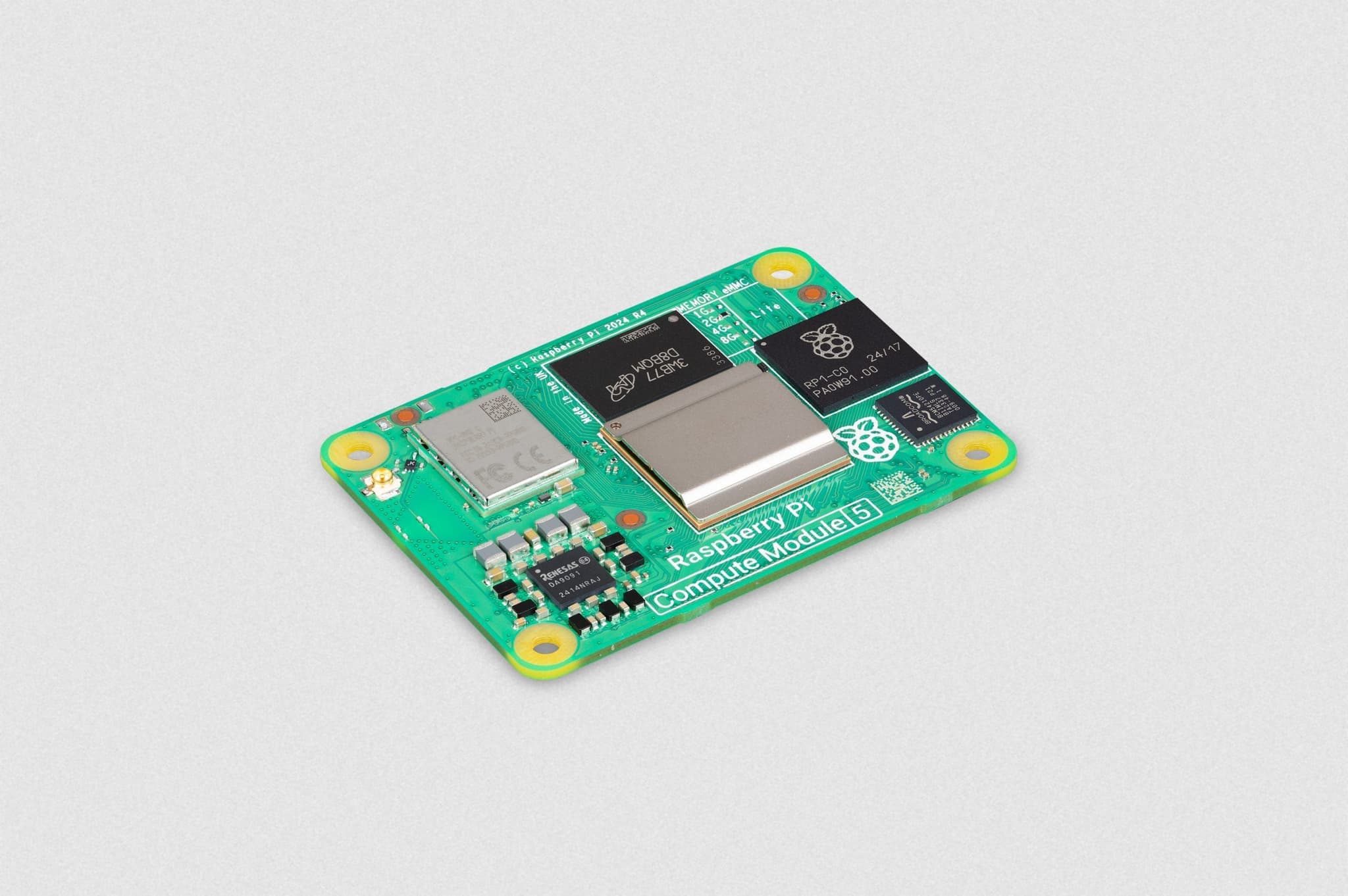 Raspberry Pi Compute Module 5 4GB Non-Wireless 16GB eMMC
