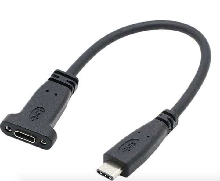 Extension cable male to female Type C
