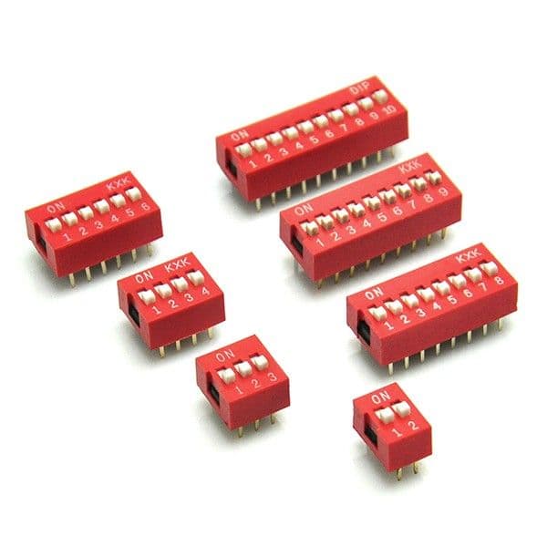 Dip Switch  Kit 50PCS