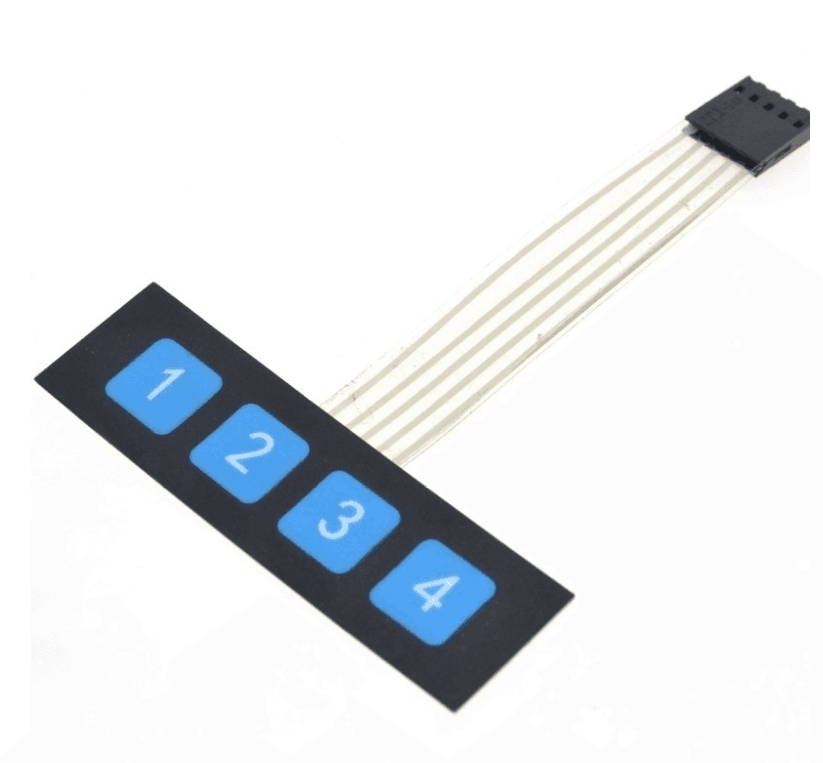 4 Key 1 x 4Matrix Switch Keypad
