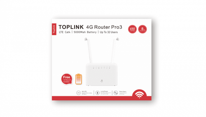 TOP LINK 4G راوتر  PRO 3