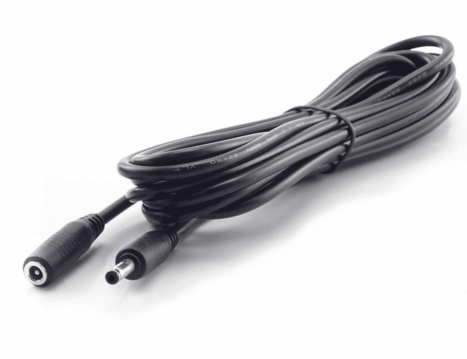 Câble DC 2.1 * 5.5 mâle à DC femelle Extension de câble d'alimentation - 3M
