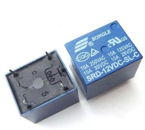 SRD-12VDC-SL-C relay T73-12V 5pin