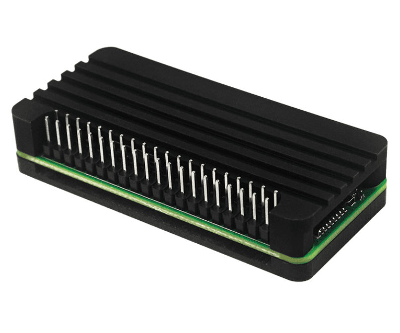 Raspberry Pi Zero 2 W Aluminum Case Vertical GPIO