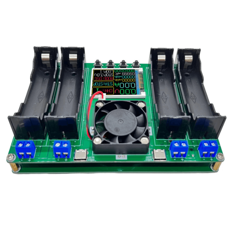 Testeur de Type C avec capacité de batterie 2/4 Ports 18650