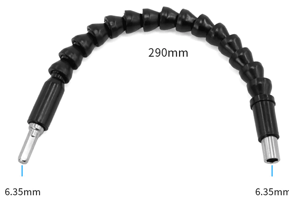 Tige de liaisont de tournevis à arbre flexible de 290mm