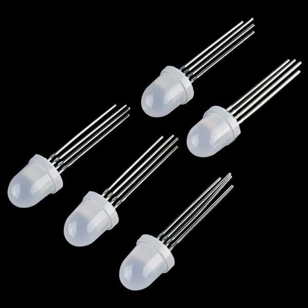 LED - RGB Addressable, PTH, 5mm APA106