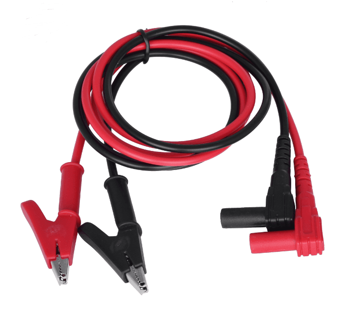 2pcs 4mm Fiche banane à Alligator Clip