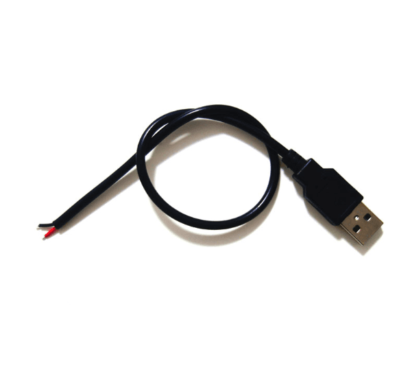 Câble USB 6.5mm 2A  2Pin Connecteur mâle 1m