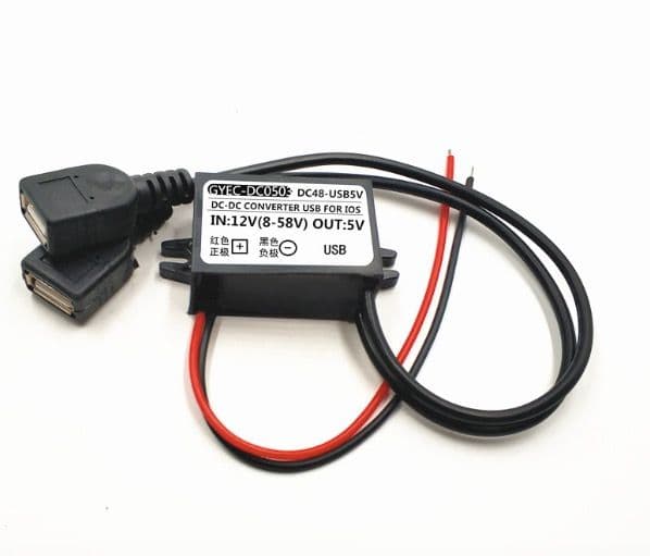 DC 12V à 5V 3A double Chargeur USB pour voiture