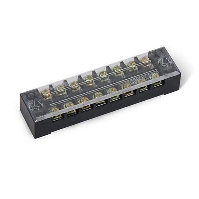 600V 15A TB-1508 Dual Row 8 Screw Terminal Block 
