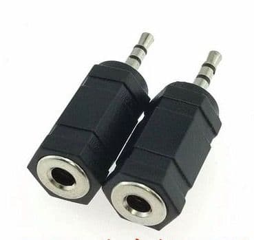 2.5mm Male to 3.5mm Female Audio Stereo Connector jack