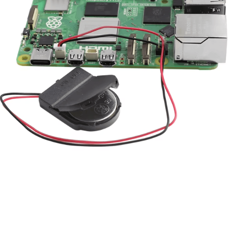 Raspberry Pi 5 Real-time Clock Battery case RTC Battery Powered JST Connector CASE ONLY NO BATTERY