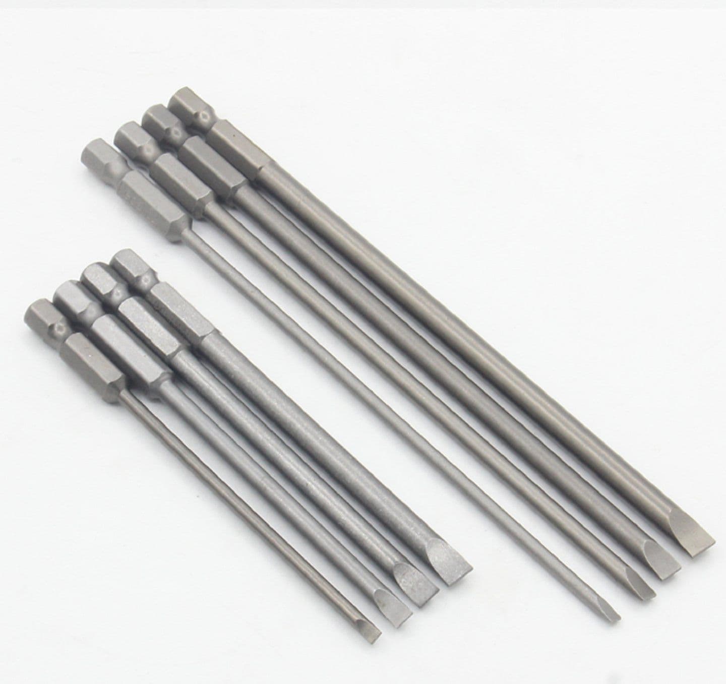 100mm Flat Head  Screwdrivers Bits  3mm 4mm 5mm 6mm