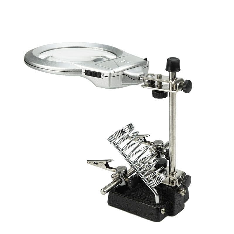 Third hand magnifier  