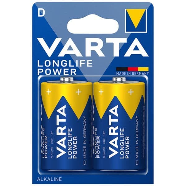Varta Longlife Power D Piles LR20 MN1300 Alcalines 1.5V