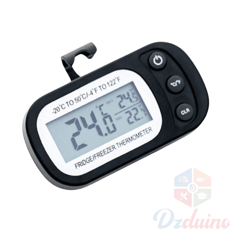 Waterproof Refrigerator Freezer Thermometer with hook