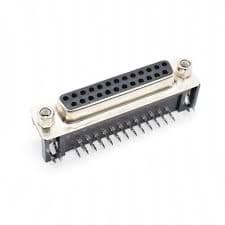 DR25 Female connector right angle