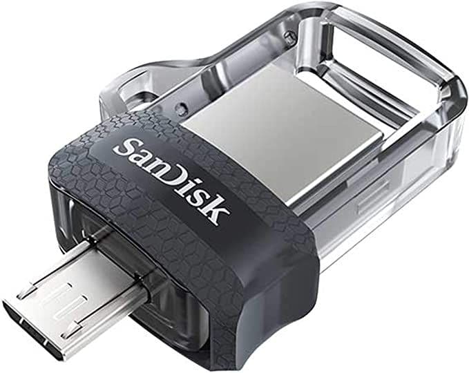 Sandisk Ultra m3.0 USB Micro 64 Go pour PC et OTG 