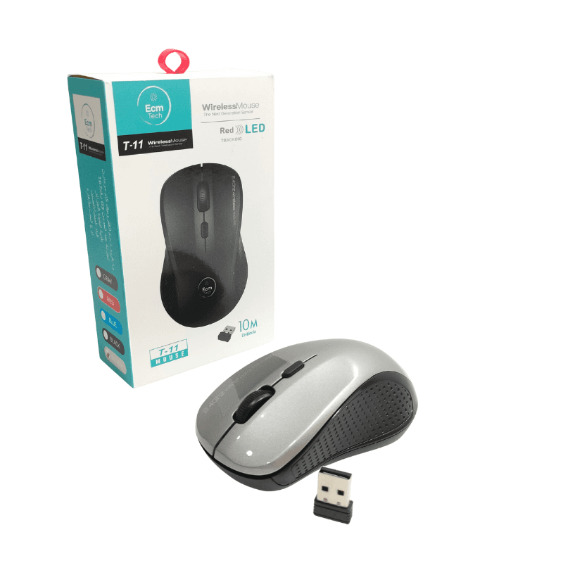 Souris Sans Fil ECM Tech T-11 – 10M – USB Récepteur