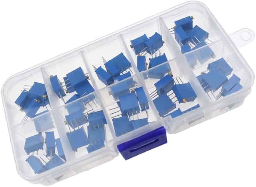 10 Value 50pcs 100Ω~100KΩ 3296W  Potentiometer Kit