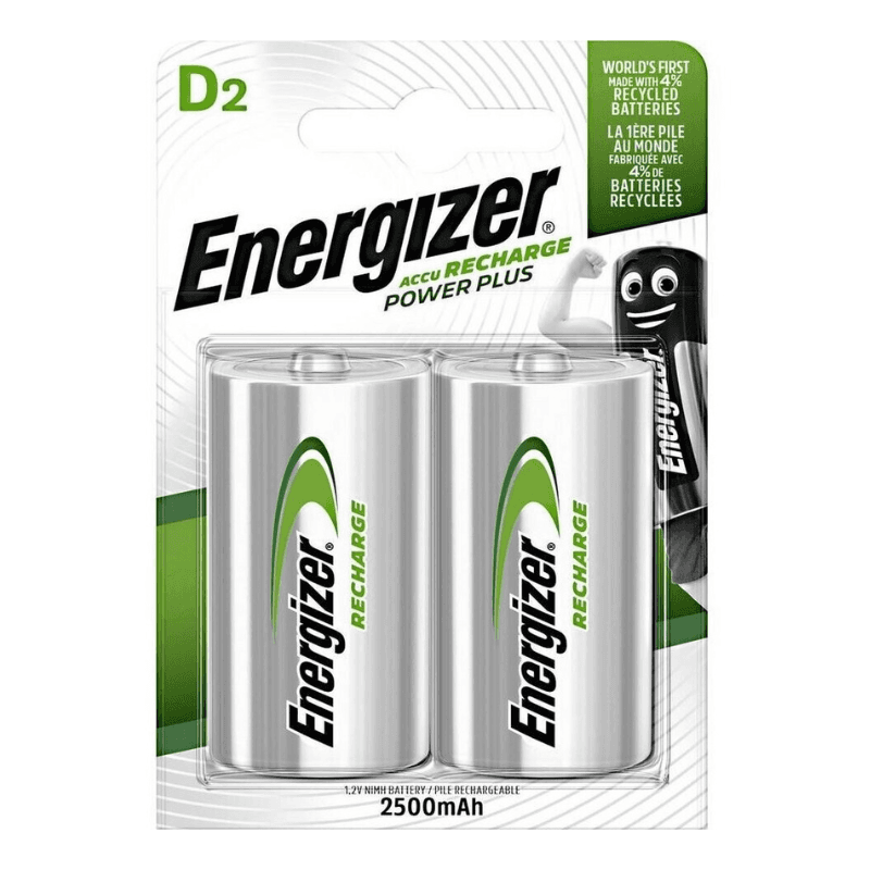 Energizer Rechargeable Batteries – HR20-1.2V 2500mAh (Pack of 2)
