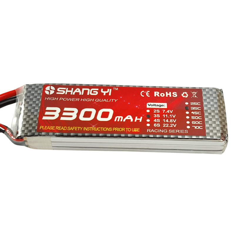 11.1V 3S 3300mah/35C Lipo Battery with XT60