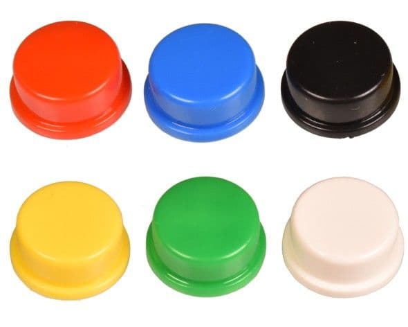 Bouchons noir pour bouton poussoir B3F-4055