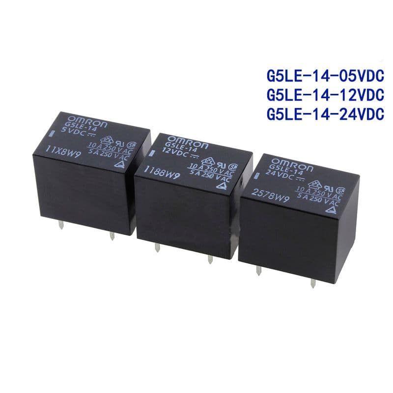 Omron Power relay G5LE-14 12VDC 5P 10A