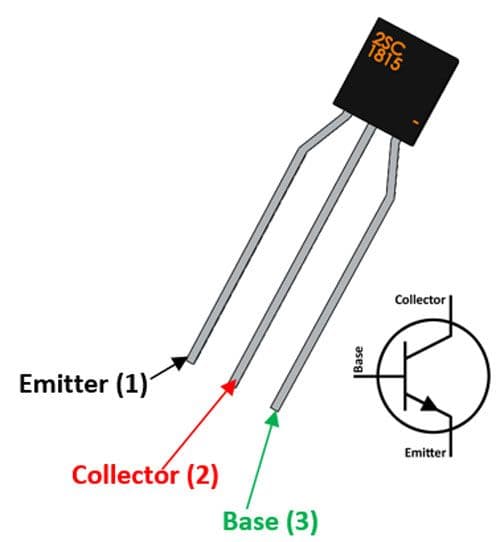  2SC1815 TO-92 0.15A/50 V transistor NPN 