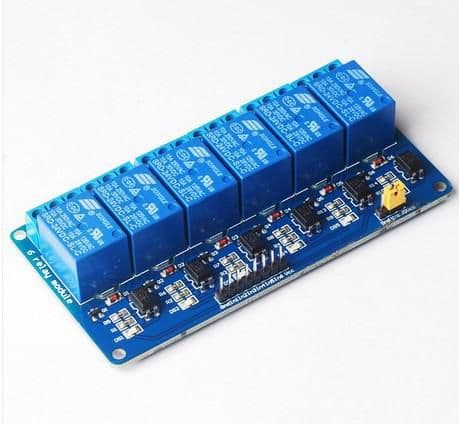 6 Channel Relay Module with light coupling 5V