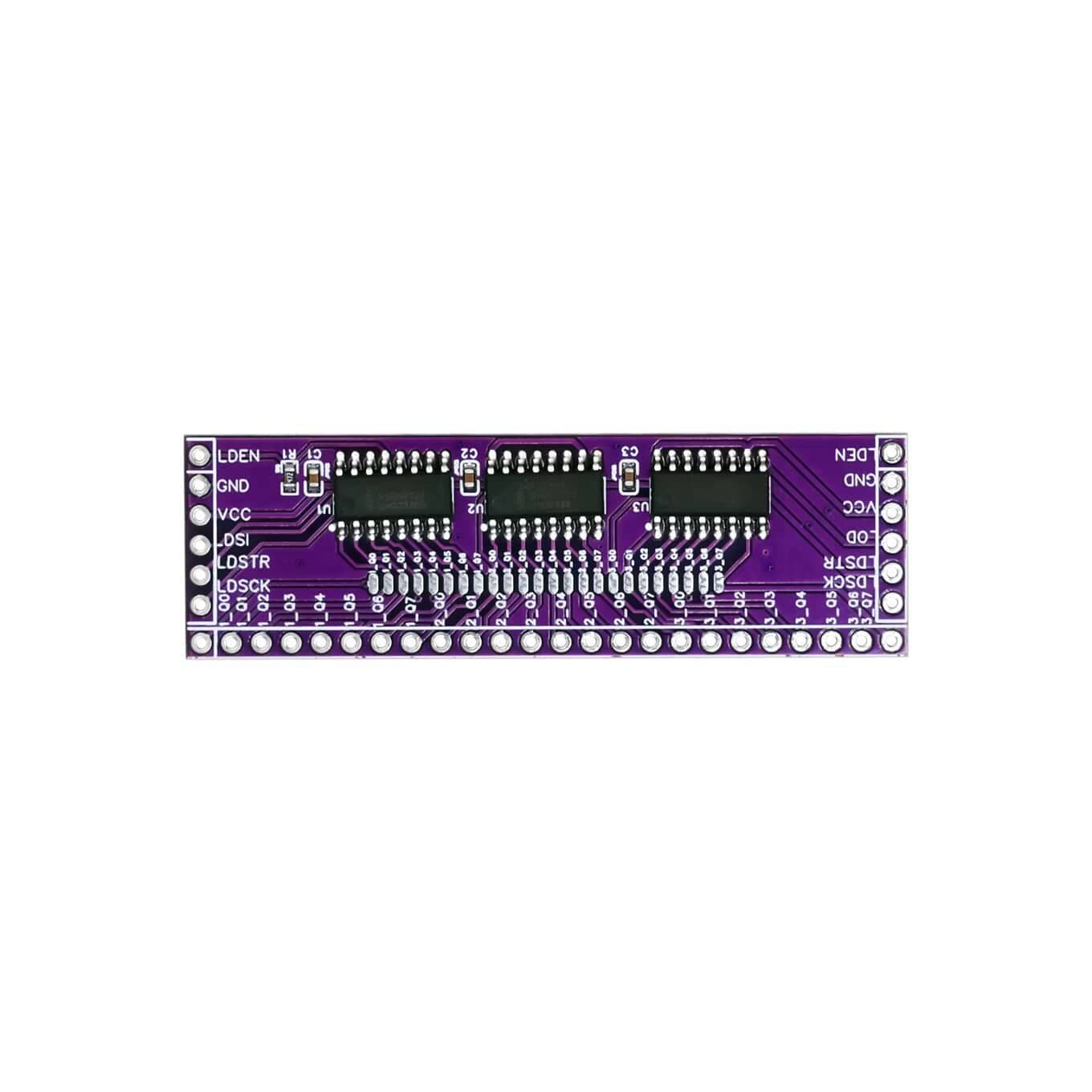 Microcontroller Serial to Parallel Pin IO Expansion Module 74HC595  3 to 24pin LED control